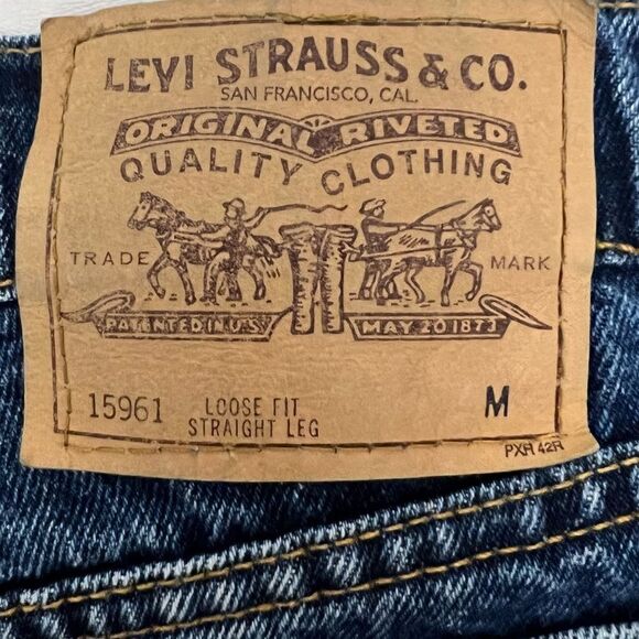 LEVI’S Vintage 90’s Orange Tab Loose Fit Straight Leg Jeans 15961 - Picture 6 of 11